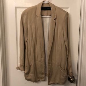 Boyfriend linen blazer
